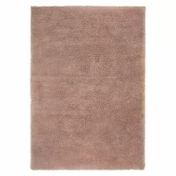 BAUHAUS Hochflorteppich Sugar Rosa, 180 X 120 Cm, 100 % Polyester