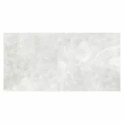 BAUHAUS Feinsteinzeugfliese Geo White 120 X 240 Cm, Weiß, Schimmernd