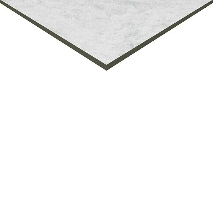 BAUHAUS Feinsteinzeugfliese Geo White 120 X 240 Cm, Weiß, Schimmernd 2 BAUHAUS Feinsteinzeugfliese Geo White 120 X 240 Cm, Weiß, Schimmernd – Bild 2