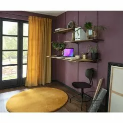 BAUHAUS Teppich Rund Happy Gelb, Durchmesser: 120 Cm, 100 % Polyester (Flor) -Angebote Fliesen Store 12 4559