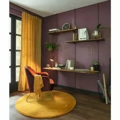 BAUHAUS Teppich Rund Happy Gelb, Durchmesser: 120 Cm, 100 % Polyester (Flor) -Angebote Fliesen Store 12 4561