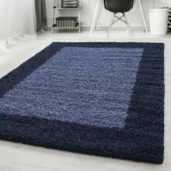 BAUHAUS Hochflorteppich Life 1503 Navy, 230 X 160 Cm, 100% Polypropylen -Angebote Fliesen Store 12 4622