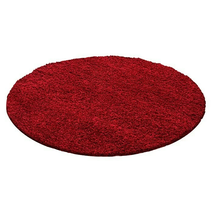 BAUHAUS Hochflorteppich Life 1500 Rot, Durchmesser: 200 Cm, 100% Polypropylen 1 BAUHAUS Hochflorteppich Life 1500 Rot, Durchmesser: 200 Cm, 100% Polypropylen
