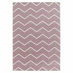 BAUHAUS Hochflorteppich Rio 4602 Rose, 200 X 140 Cm, 100% Polypropylen