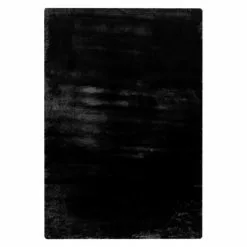 BAUHAUS Hochflorteppich Happy Schwarz, 290 X 200 Cm, 100 % Polyester (Flor)