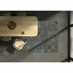 BAUHAUS Ambiente By Palazzo Feinsteinzeugfliese Vintage 20 X 20 Cm, Schwarz, Matt -Angebote Fliesen Store 12 472