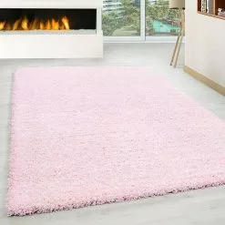 BAUHAUS Hochflorteppich Life 1500 Pink, 170 X 120 Cm, 100% Polypropylen -Angebote Fliesen Store 12 4743