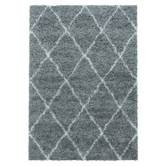 BAUHAUS Hochflorteppich Alvor 3401 Grau, 170 X 120 Cm, 100% Polypropylen 1 BAUHAUS Hochflorteppich Alvor 3401 Grau, 170 X 120 Cm, 100% Polypropylen