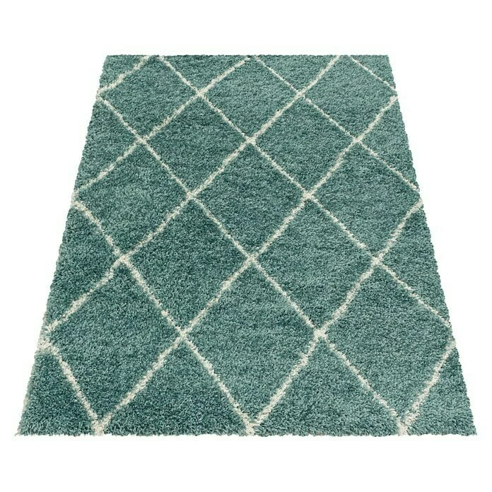 BAUHAUS Hochflorteppich Alvor 3401 Blau, 200 X 140 Cm, 100% Polypropylen 2 BAUHAUS Hochflorteppich Alvor 3401 Blau, 200 X 140 Cm, 100% Polypropylen – Bild 2