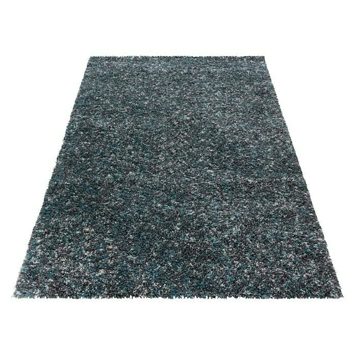 BAUHAUS Hochflorteppich Enjoy 4500 Blau, 170 X 120 Cm, 100% Polypropylen 1 BAUHAUS Hochflorteppich Enjoy 4500 Blau, 170 X 120 Cm, 100% Polypropylen