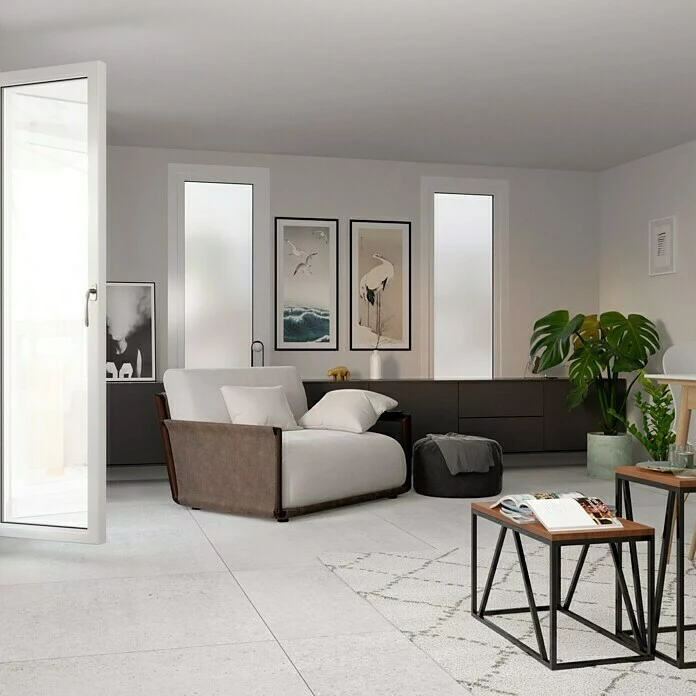 BAUHAUS Feinsteinzeugfliese Homestone Grey 100 X 100 Cm, Grau, Matt 2 BAUHAUS Feinsteinzeugfliese Homestone Grey 100 X 100 Cm, Grau, Matt – Bild 2