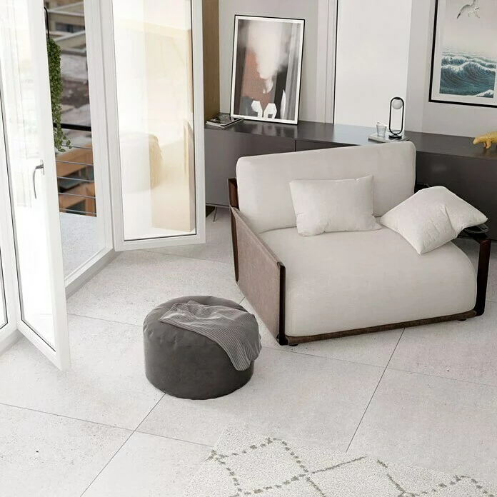 BAUHAUS Feinsteinzeugfliese Homestone Grey 100 X 100 Cm, Grau, Matt 3 BAUHAUS Feinsteinzeugfliese Homestone Grey 100 X 100 Cm, Grau, Matt – Bild 3