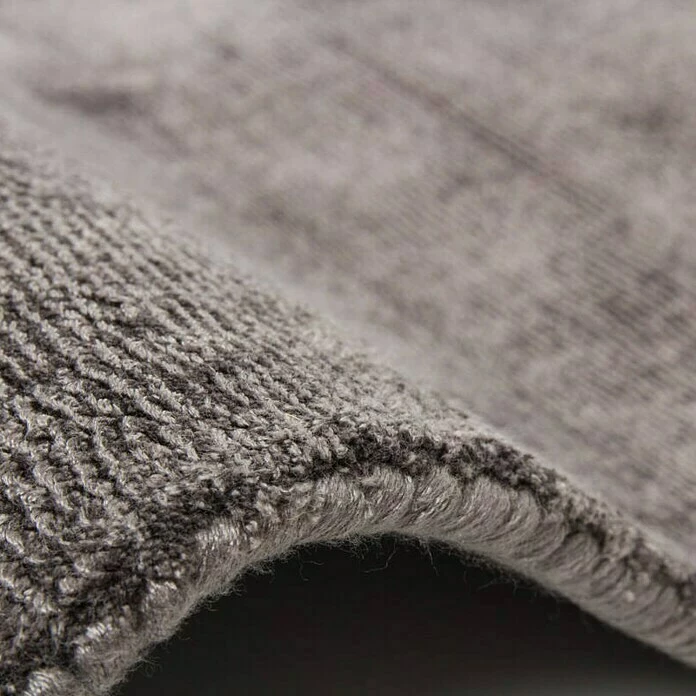 BAUHAUS Kayoom Kurzflorteppich Luxury 110 Grau, 230 X 160 Cm, 100 % Viskose 3 BAUHAUS Kayoom Kurzflorteppich Luxury 110 Grau, 230 X 160 Cm, 100 % Viskose – Bild 3