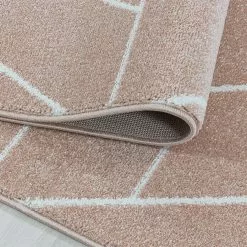 BAUHAUS Kurzflorteppich Efor 3715 Rose, 200 X 140 Cm, 100% Polypropylen -Angebote Fliesen Store 12 4902