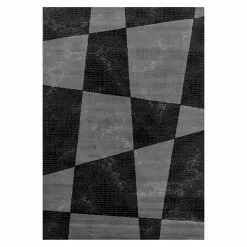 BAUHAUS Kurzflorteppich Base 2830 Schwarz, 150 X 80 Cm, 100% Polypropylen