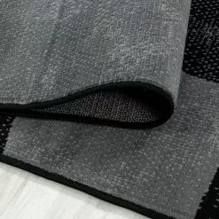 BAUHAUS Kurzflorteppich Base 2830 Schwarz, 150 X 80 Cm, 100% Polypropylen -Angebote Fliesen Store 12 4908