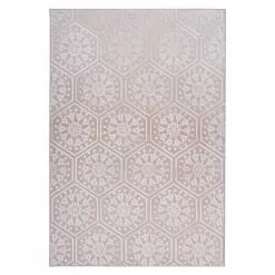 BAUHAUS Kayoom Kurzflorteppich Monroe II Rosa, 150 X 80 Cm, 100 % Polyester