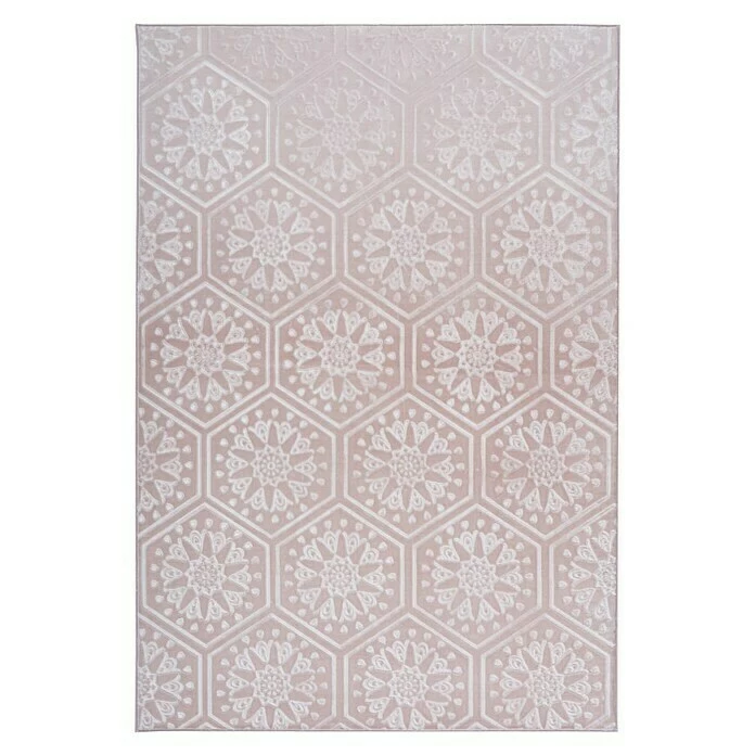 BAUHAUS Kayoom Kurzflorteppich Monroe II Rosa, 150 X 80 Cm, 100 % Polyester 1 BAUHAUS Kayoom Kurzflorteppich Monroe II Rosa, 150 X 80 Cm, 100 % Polyester