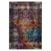 BAUHAUS Kayoom Flachgewebeteppich Galaxy Braun/Multi, 150 X 80 Cm, 100 % Polyester
