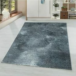 BAUHAUS Kurzflorteppich Ottawa 4203 Blau, 200 X 140 Cm, 100% Polypropylen -Angebote Fliesen Store 12 4932