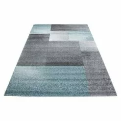 BAUHAUS Kurzflorteppich Lucca 1810 Blau, 150 X 80 Cm, 100% Polypropylen
