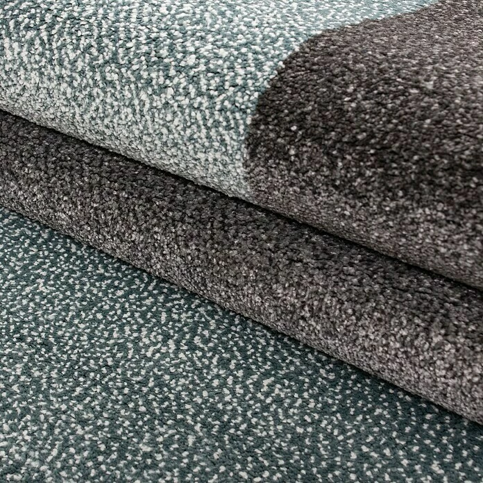 BAUHAUS Kurzflorteppich Lucca 1810 Blau, 150 X 80 Cm, 100% Polypropylen 4 BAUHAUS Kurzflorteppich Lucca 1810 Blau, 150 X 80 Cm, 100% Polypropylen – Bild 4