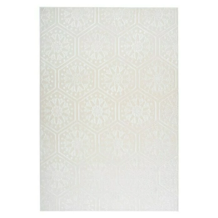 BAUHAUS Kayoom Kurzflorteppich Monroe II Weiß, 300 X 80 Cm, 100 % Polyester 1 BAUHAUS Kayoom Kurzflorteppich Monroe II Weiß, 300 X 80 Cm, 100 % Polyester