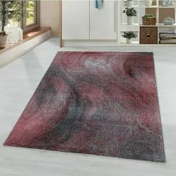 BAUHAUS Kurzflorteppich Ottawa 4204 Rot, 230 X 160 Cm, 100% Polypropylen -Angebote Fliesen Store 12 5005