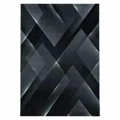 BAUHAUS Kurzflorteppich Costa 3522 Schwarz, 340 X 240 Cm, 100% Polypropylen