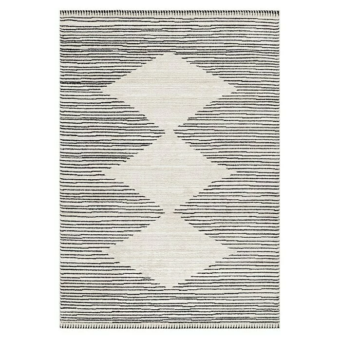 BAUHAUS Kurzflorteppich Taznaxt 5105 Cream, 170 X 120 Cm, 100% Polyester 1 BAUHAUS Kurzflorteppich Taznaxt 5105 Cream, 170 X 120 Cm, 100% Polyester