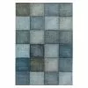 BAUHAUS Kurzflorteppich Ottawa 4202 Blau, 150 X 80 Cm, 100% Polypropylen