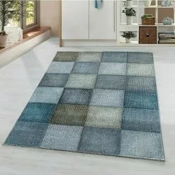 BAUHAUS Kurzflorteppich Ottawa 4202 Blau, 150 X 80 Cm, 100% Polypropylen -Angebote Fliesen Store 12 5079