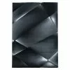 BAUHAUS Kurzflorteppich Costa 3527 Schwarz, 200 X 140 Cm, 100% Polypropylen