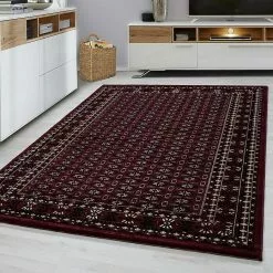 BAUHAUS Kurzflorteppich Marrakesh 0351 Rot, 290 X 200 Cm, 100% Polypropylen -Angebote Fliesen Store 12 5143
