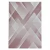 BAUHAUS Kurzflorteppich Costa 3522 Pink, 170 X 120 Cm, 100% Polypropylen