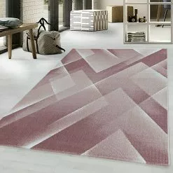 BAUHAUS Kurzflorteppich Costa 3522 Pink, 170 X 120 Cm, 100% Polypropylen -Angebote Fliesen Store 12 5161