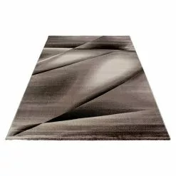 BAUHAUS Kurzflorteppich Miami 6590 Braun, 170 X 120 Cm, 100% Polypropylen