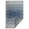 BAUHAUS Outdoor-Teppich Brooklyn Blau/Weiß, 180 X 120 Cm, 100 % Polypropylen