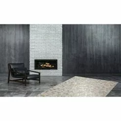 BAUHAUS Kayoom Echtlederteppich Rocket II Elfenbein/Gold, 170 X 120 Cm, 100 % Leder -Angebote Fliesen Store 12 5291