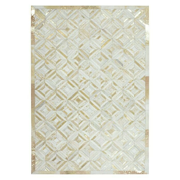 BAUHAUS Kayoom Echtlederteppich Dazzle Elfenbein, L X B: 230 X 160 Cm, 100 % Leder 1 BAUHAUS Kayoom Echtlederteppich Dazzle Elfenbein, L X B: 230 X 160 Cm, 100 % Leder