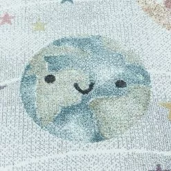 BAUHAUS Kurzflorteppich Funny 2105 Weiß, 200 X 140 Cm, 100% Polypropylen -Angebote Fliesen Store 12 5342