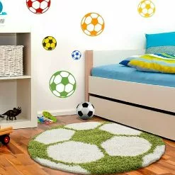 BAUHAUS Hochflorteppich Fun 6001 Grün, Durchmesser: 100 Cm, 100% Polypropylen -Angebote Fliesen Store 12 5350