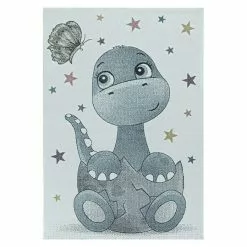 BAUHAUS Kurzflorteppich Funny 2106 Blau, 290 X 200 Cm, 100% Polypropylen