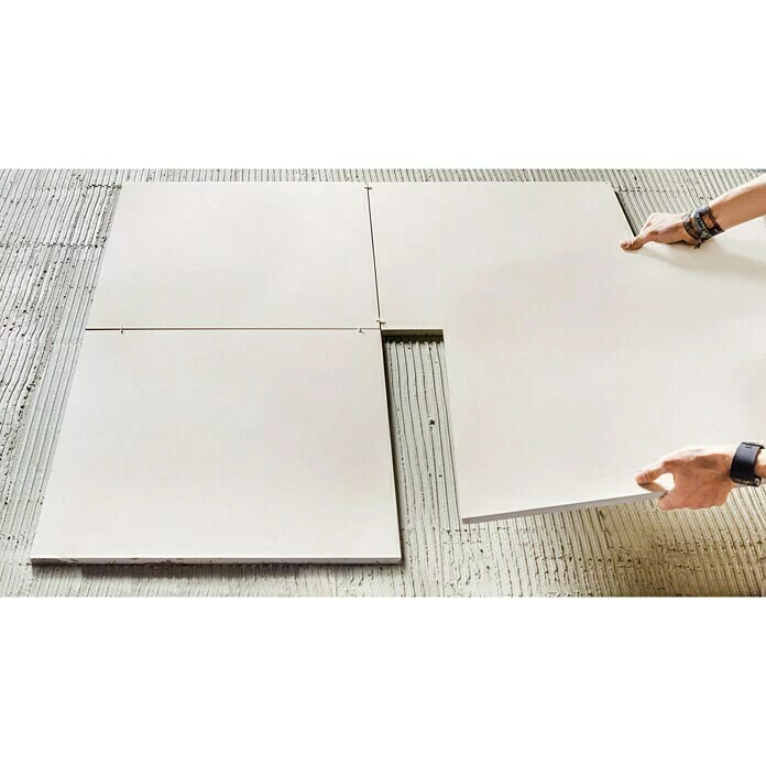 BAUHAUS Art-Tec By Palazzo Terrassenfliese 60 X 60 X 2 Cm, Creme, Matt 5 BAUHAUS Art-Tec By Palazzo Terrassenfliese 60 X 60 X 2 Cm, Creme, Matt – Bild 5