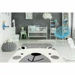 BAUHAUS Kayoom Kurzflorteppich Bär Silber, 170 X 120 Cm, 100 % Polypropylen -Angebote Fliesen Store 12 5403