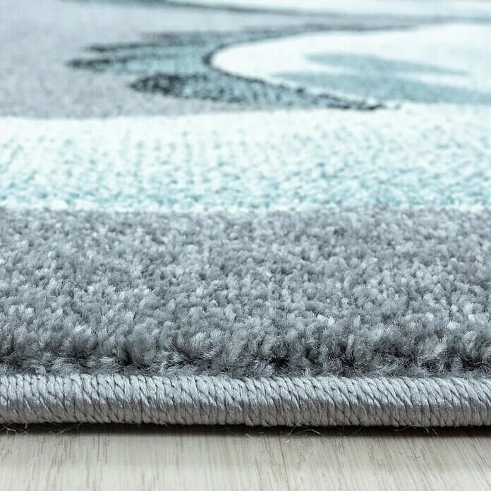 BAUHAUS Kurzflorteppich Bambi 0840 Blau, 230 X 160 Cm, 100% Polypropylen 2 BAUHAUS Kurzflorteppich Bambi 0840 Blau, 230 X 160 Cm, 100% Polypropylen – Bild 2