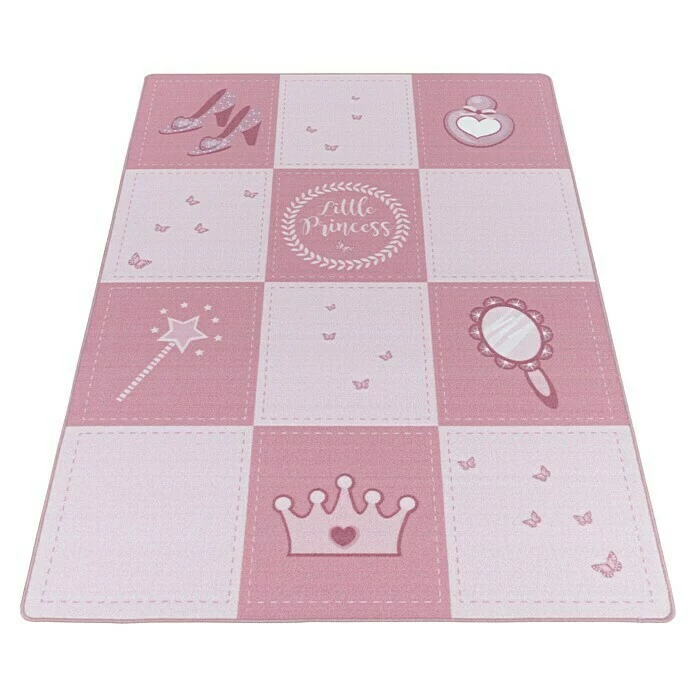 BAUHAUS Kurzflorteppich Play 2905 Pink, 170 X 120 Cm, 100% Polyamide 2 BAUHAUS Kurzflorteppich Play 2905 Pink, 170 X 120 Cm, 100% Polyamide – Bild 2