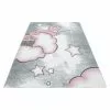 BAUHAUS Kurzflorteppich Kids 0580 Pink, 150 X 80 Cm, 100% Polypropylen