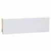 BAUHAUS Sockelleiste 2,44 M X 1,6 Cm X 6 Cm, Gefast, Weiß Lackiert