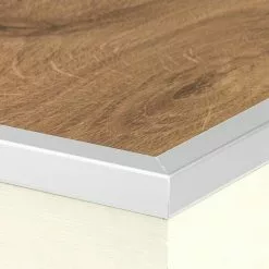 BAUHAUS LOGOCLIC Winkelprofil 277 Silber, 2,7 M X 15 Mm X 15 Mm, Montageart: Kleben